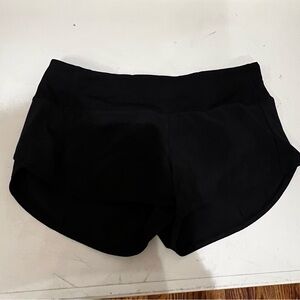 Lulu lemon hotty hot Women's Black Shorts